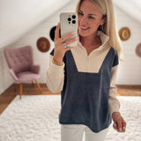 Denim & Ivory Krystan Pullover