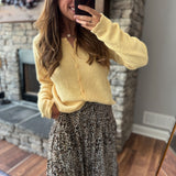 Daphne Butter Cotton Knit Cardigan