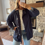 Navy Utility Barn Jacket