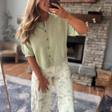 Light Olive Mitchell Cardigan