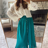 Tropical Teal Ibiza Nights Skirt