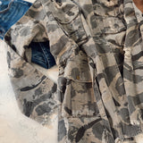 Camo Code Waist Tie Jacket
