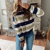 Navy Moments Cardigan