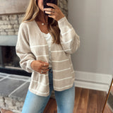 Taupe Warm Whispers Cardigan