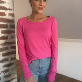 Leisurely Love Barbie Pink Knit Top