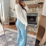 Mica French Blue Wide Pants