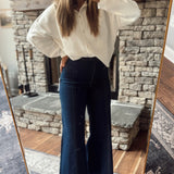 Midnight Rise Wide Leg Jeans