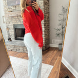 Mica Curious Blue Striped Denim