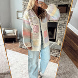 Pastel Dreams Crochet Cardigan