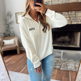 White Starry Nights Sweater