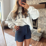 Navy Runaround Shorts