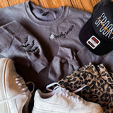 Gray Spooky Season Crew Preorder