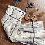 Floral Dream Escape Tie Shoulder Maxi