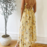 Frolicking In The Sun Handkerchief Maxi Dress