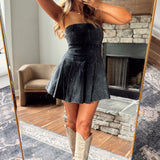 The Blackout Corduroy Mini Dress