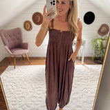 Mocha On The Go Glam Jumpsuit