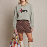 Merry Little Weenie Dog Sweatshirt