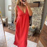 Poppy In My Moment Midi Dress