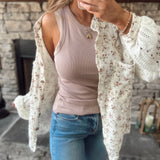 Mocha Ribbed Tank Top