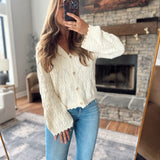Natural Delicate Detail Cardigan