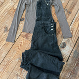 Washed Black Juna Overalls