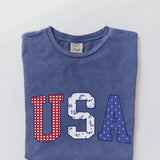 Blue USA Tee