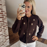 Brown Kaylene Cardigan