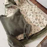 Morning Mist Floral Quilted Vest