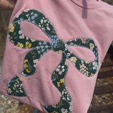 Bow Coquette Appliqué Tee IN STOCK
