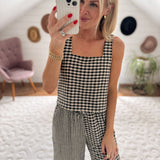 Black Hampton House Tank Top