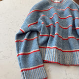 Blue & Red Vonda Sweater