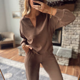 Mocha Sofie Raglan Top