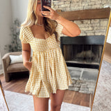 Yellow Soft Girl Energy Romper