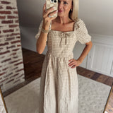 Stone & Cream Dellah Midi Dress