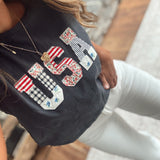 Navy Summer in America Tee