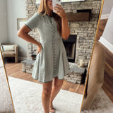 Green Shellie Mini Dress