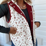 Cream Felicity Floral Vest