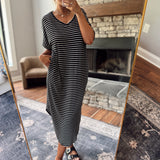 White On The Same Page Stripe Mini