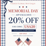 Memorial Day Sale