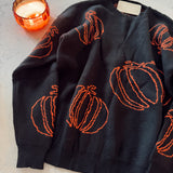 Black All Hallows Eve Sweater