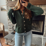 Forest Essential Open Cardigan