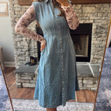 Timeless Denim Midi Dress
