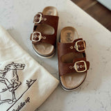 Rust Feelin Saucy Platform Sandal