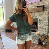 Emerald Forever in Fringe Top