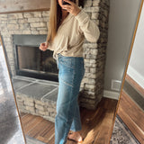 Vervet Upstanding HR Drawstring Wide Barrel Jeans