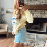 Denim Worn & Wandered Shorts