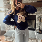 Navy Bearly Awake Sweater