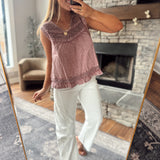 Pink Sonora Open Back Top