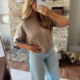 Taupe Kailey Knit Top
