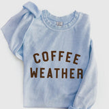 Coffee Weather Corded Crew IN STOCK